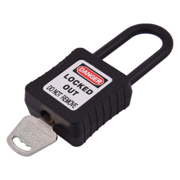 De-Electric Lockout Padlocks 2 Keyed Alike 38mm Black - Image 3