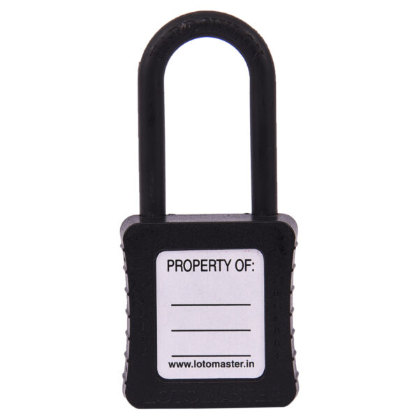 De-Electric Lockout Padlocks 2 Keyed Alike 38mm Black - Image 2