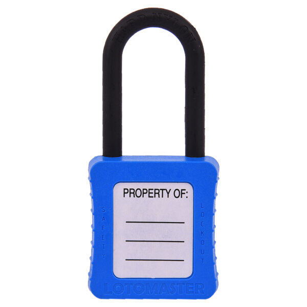 De-Electric Lockout Padlock 38mm Keyed Different Blue - Image 2