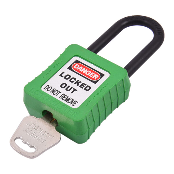 De-Electric Lockout Padlock 38mm Keyed Different Green - Image 3