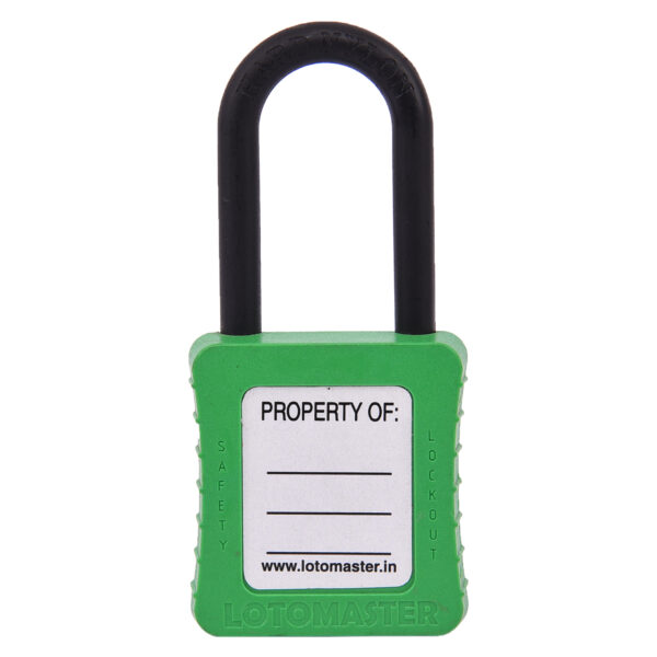 De-Electric Lockout Padlock 38mm Keyed Different Green - Image 2