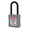 De-Electric Lockout Padlock 38mm Keyed Different Grey-Norway