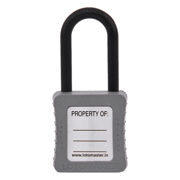 De-Electric Lockout Padlock 38mm Keyed Different Grey - Image 2