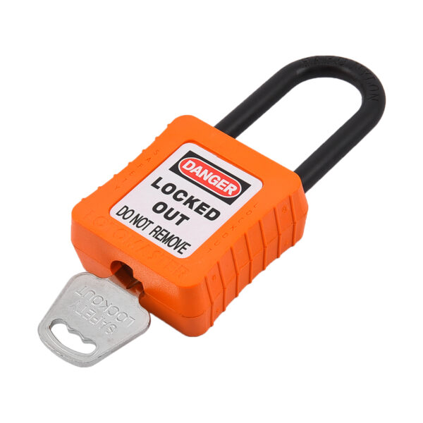 De-Electric Lockout Padlocks 3 Master Keyed 38mm Orange - Image 3
