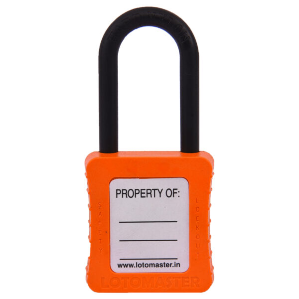 De-Electric Lockout Padlocks 3 Master Keyed 38mm Orange - Image 2