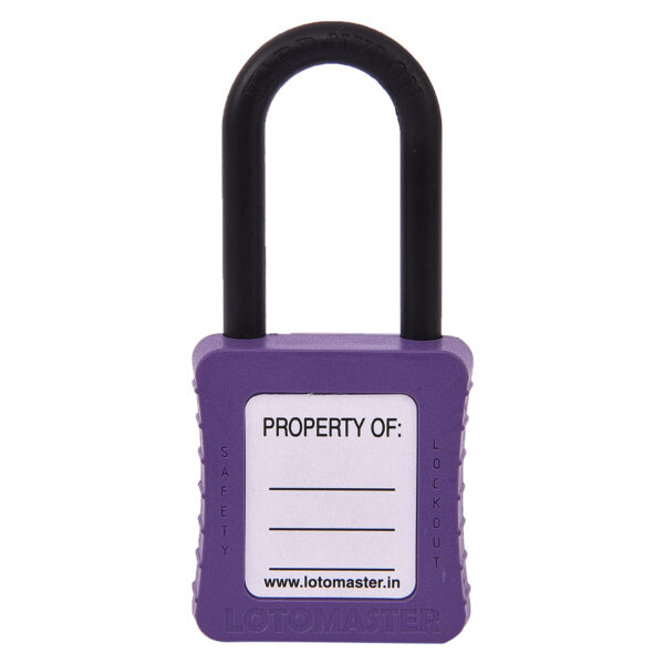 De-Electric Lockout Padlocks 2 Keyed Alike 38mm Violet - Image 2