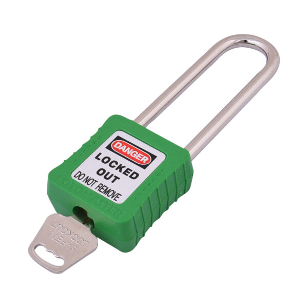 Safety Lockout Padlocks 2 Keyed Alike 75mm Green - Image 3