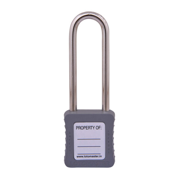 Safety Lockout Padlocks 2 Keyed Alike 75mm Grey - Image 2