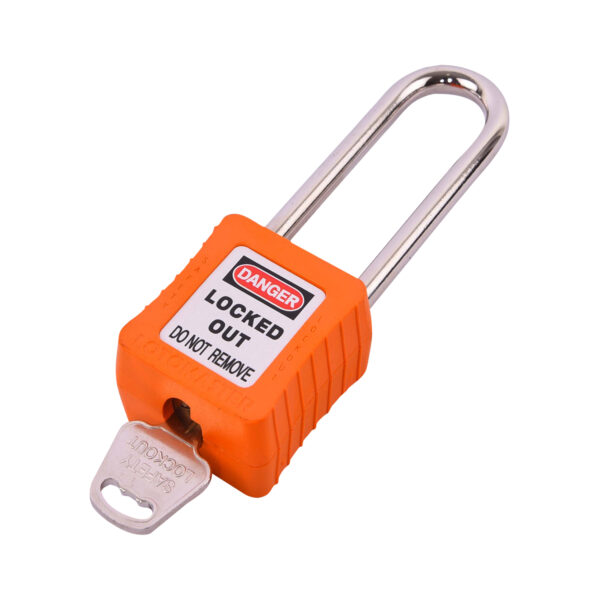 Safety Lockout Padlocks 3 Master Keyed 75mm Orange - Image 3