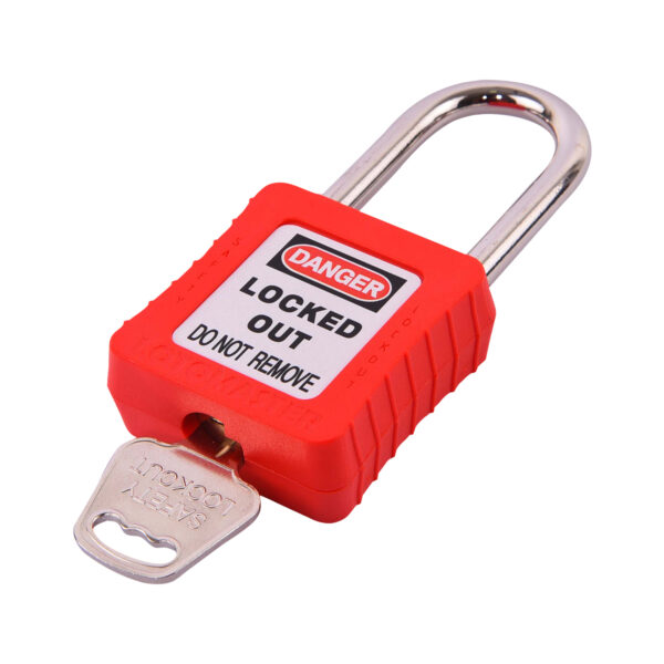 Safety Lockout Padlocks 6 Keyed Alike 38mm Red - Image 3