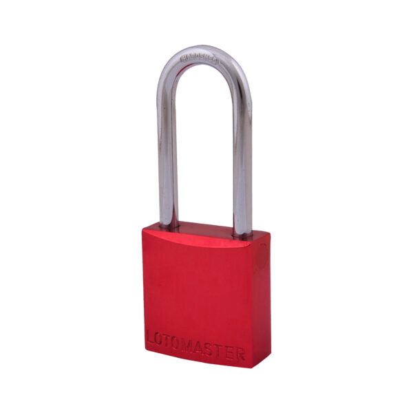 7240-Aluminium-Padlock-Long-Shackle-Red 2