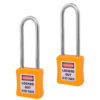 Safety Lockout Padlocks 2 Keyed Alike 75mm Yellow
