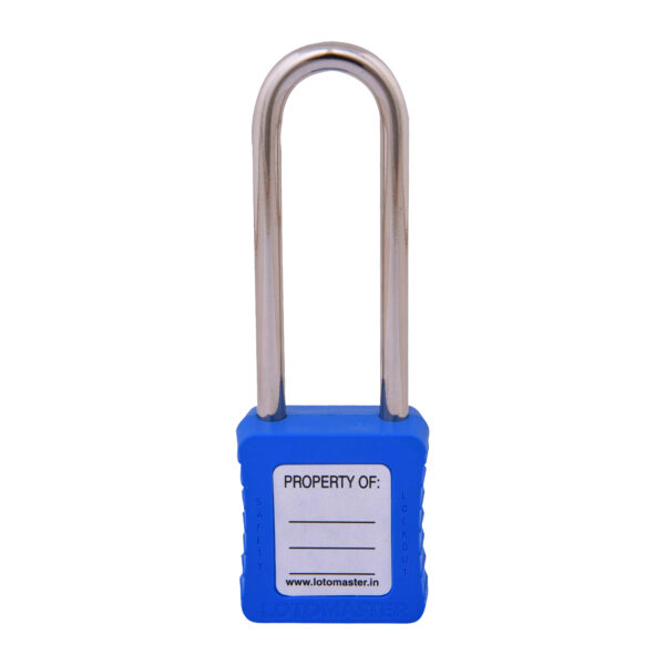 Safety Lockout Padlocks 6 Master Keyed 75mm Blue - Image 2