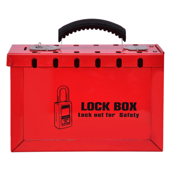 Group-Lockout-Box-Self-Locking