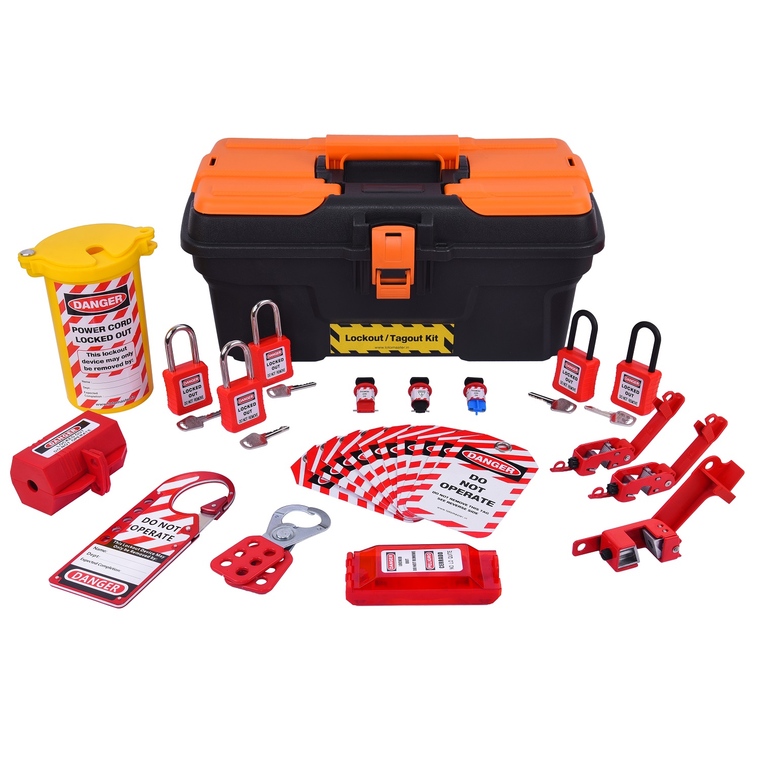 Electrical Lockout Tagout Kit – 1 Key Per Lock