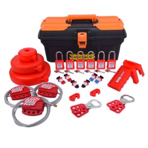 Lockout Safety Valve and Electrical Lockout Kit - Large - LOTO