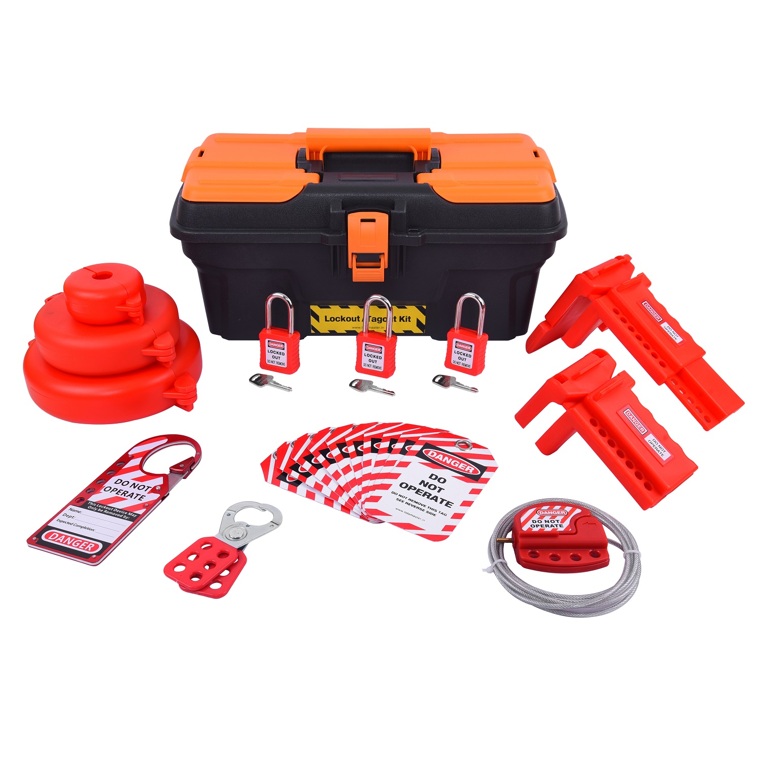 Professional Lockout Tagout Kit – Industrial LOTO Kit